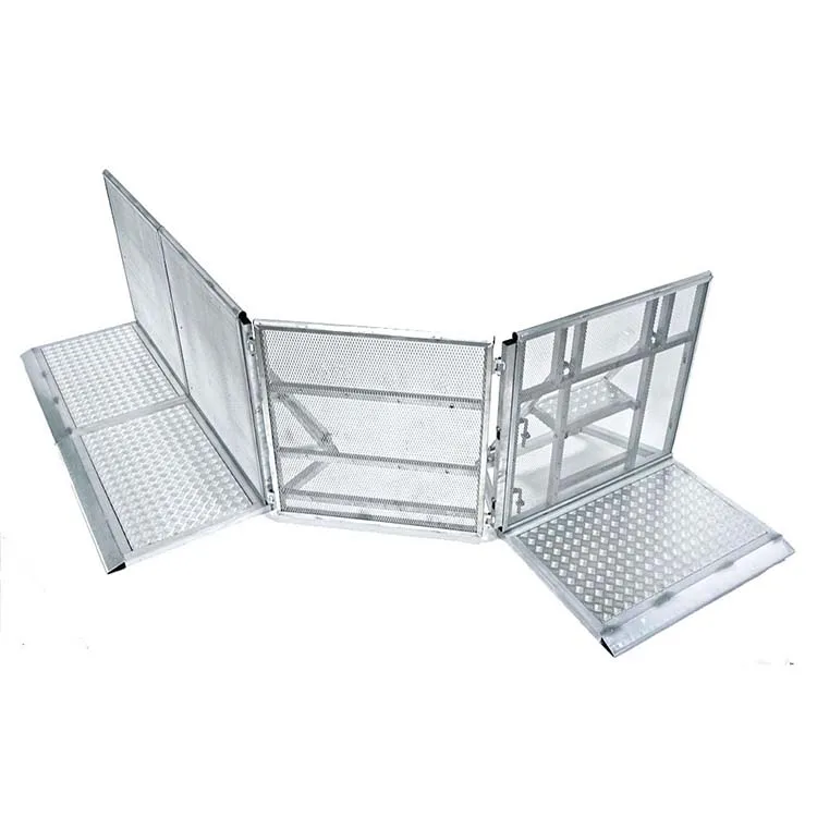 Movable Concert Mojo Folding barrier Fence Stage Anti-Collision Aluminum crowd Control barrier