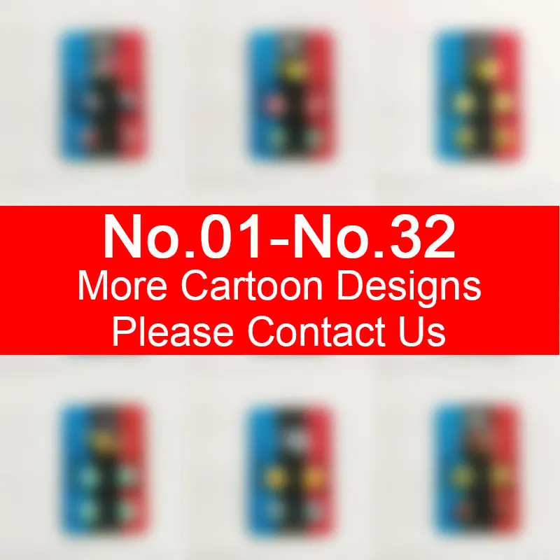 Thumb Grip + dust plug set For Nintendo Switch / NS Oled/ Lite JoyCon Controller Soft Silicone Joystick Protector Case Cover