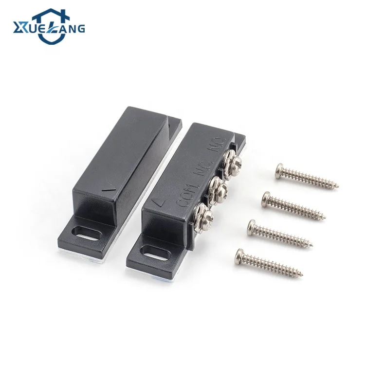 Normally Closed And Open Wired Magnetic Proximity Reed Switch Sensor With 3 Concealed Terminals