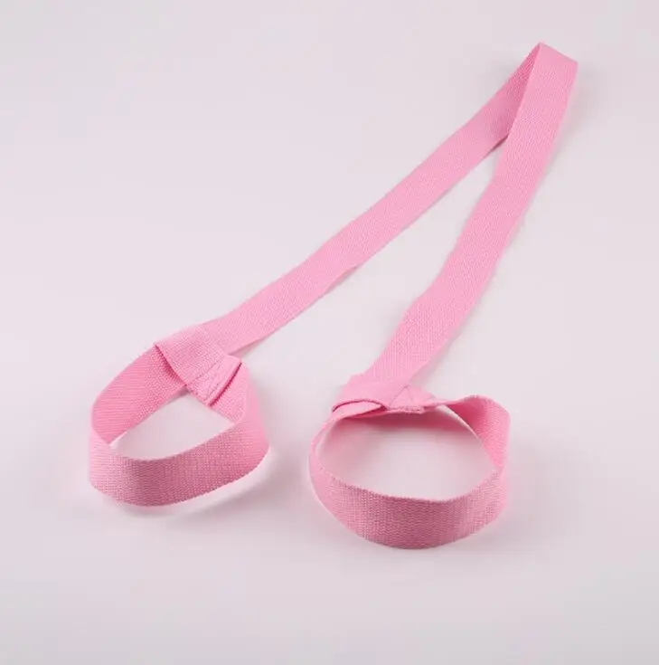 private label hot sale yoga mat belt or band by polyester and cotton mix for yoga accessory