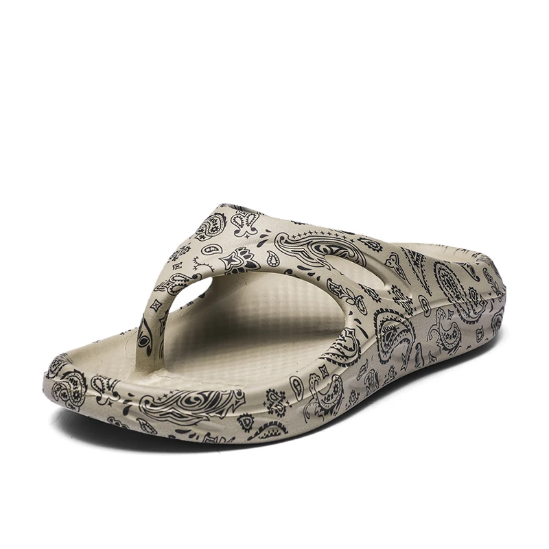 Luxury Indoor Home Flip-Flops Sandals Men Women Fashion Outdoor Flip-Flop Slippers Printing Flip-Flops Fashion Conscious Shoes