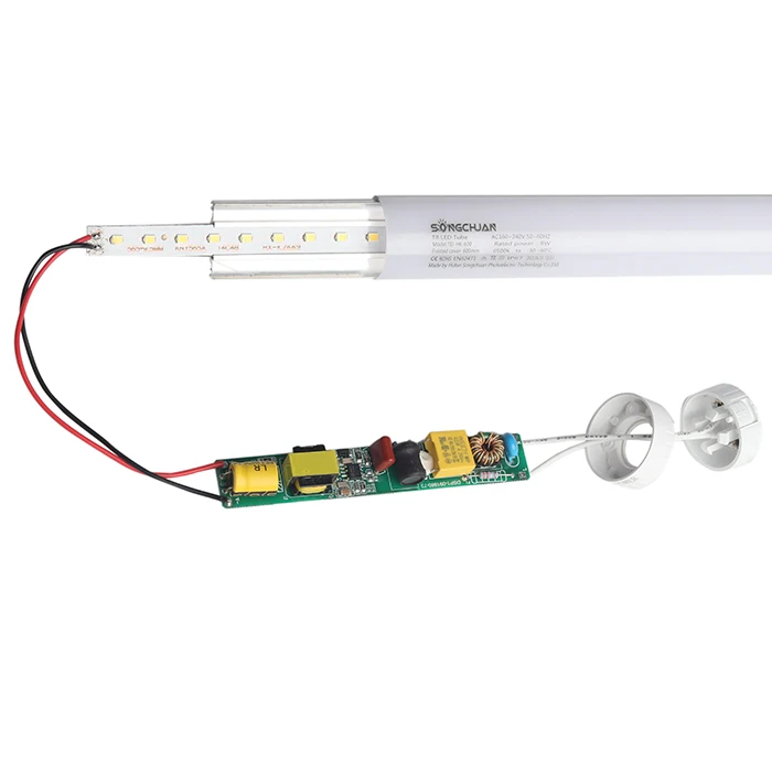 Double colors PC shell Customized Vertical Freezer LED Light IP65 Waterproof  T8 LED Tube Refrigerator Lighting