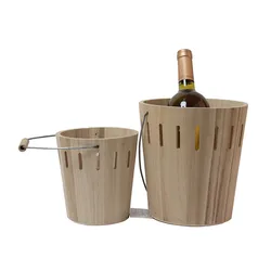 Антикварное Дешевое деревянное ведро для хранения оптом