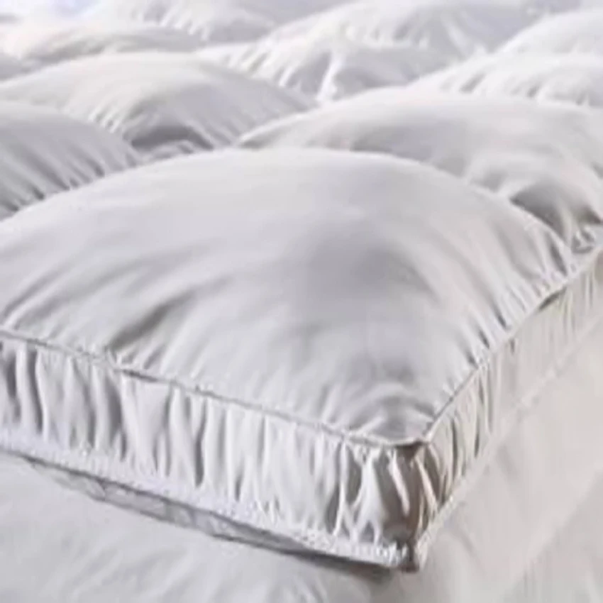 Duck Feather and Down Mattress Topper Goose Down Filled with  5cm Extra Thick  Gusset Mattress Topper