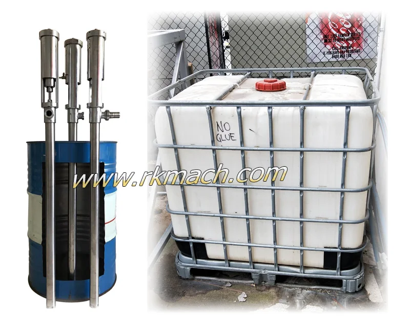 800L/H air driven barrel pump 55 gallon piston type drum pump portable drum pump for Grease glycerin vaseline