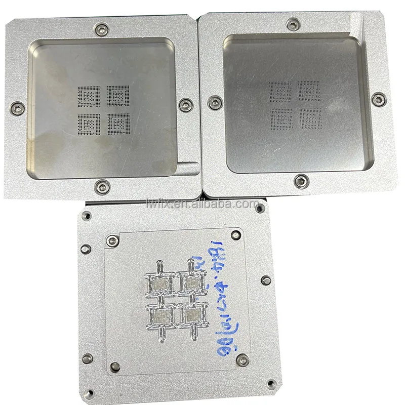 82*82mm BGA Reballing Station Stencil Kits CPU IC Chip Stencils Tin Pin Solder Plant Net Square Electronics Machinery