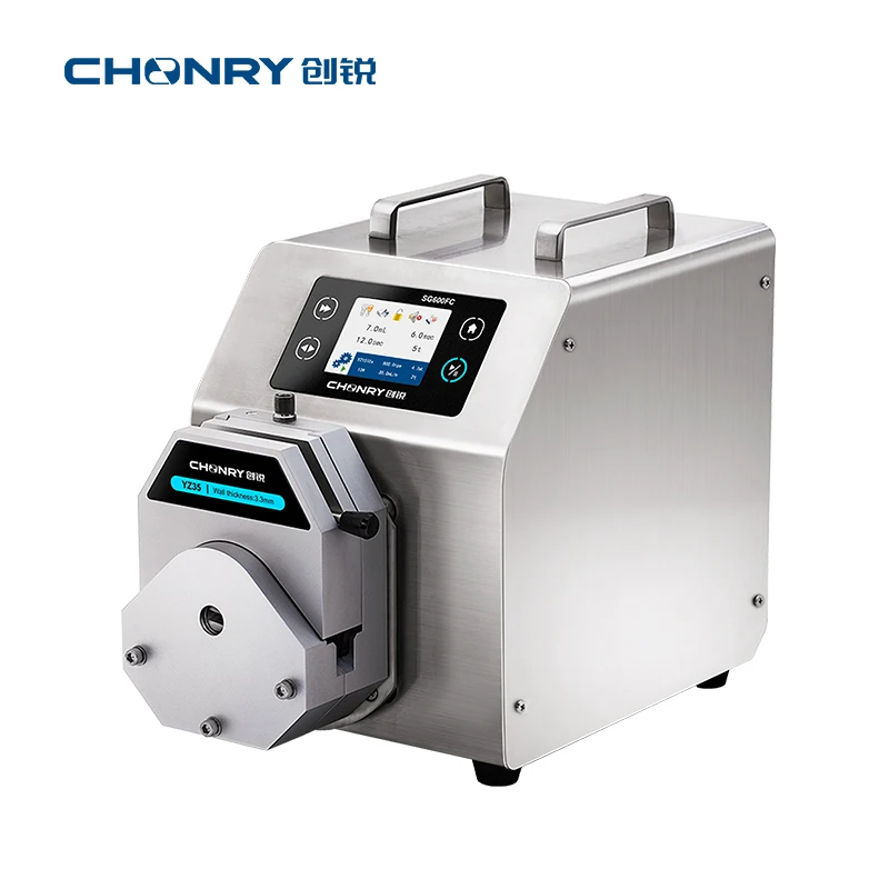 SG600FC Food Grade Tomato Jam Shampoo Gel Filling Dispensing Peristaltic Dosing Pump