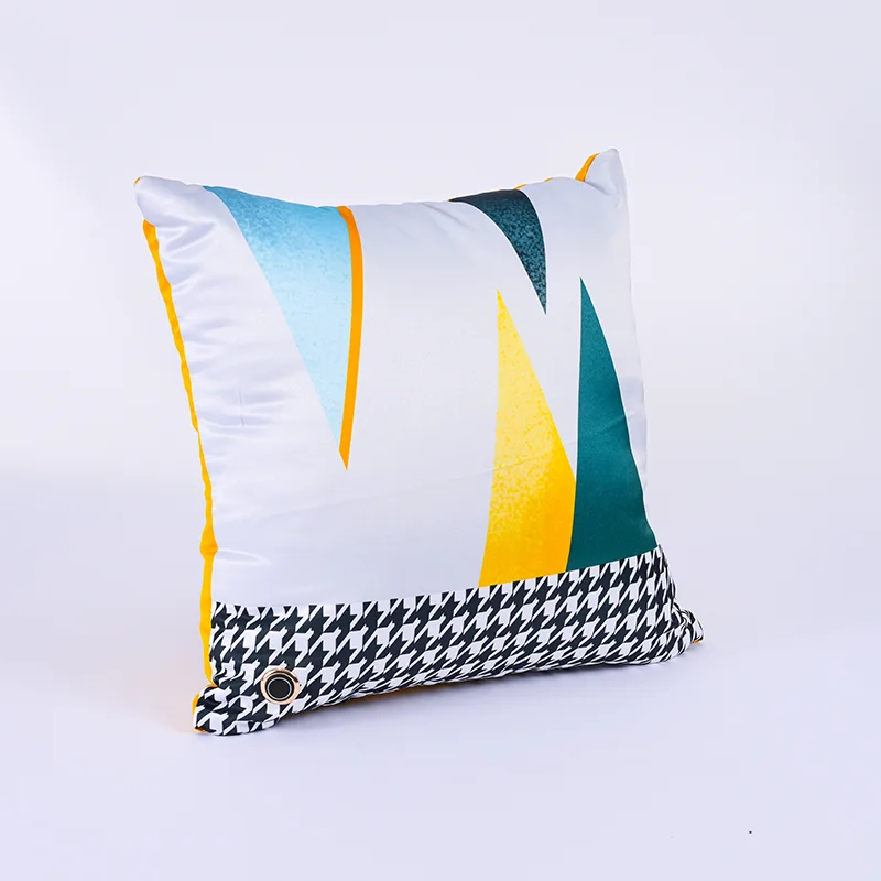 Latest USB Battery 5V Graphene Flame Retardant Heat Pillow Heating Throw Cushion with Lumbar Support Back Pain Relief