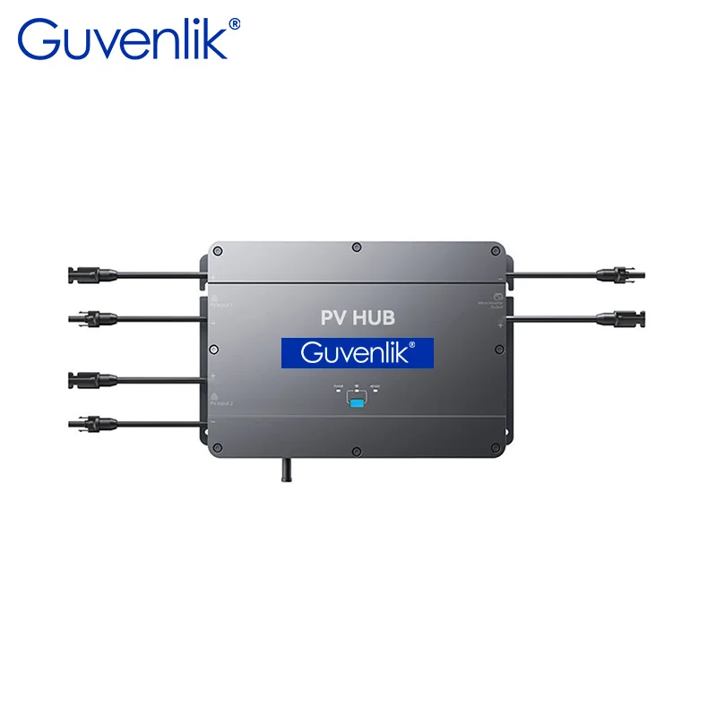 Guvenlik Balcony PV Energy Storage System Controller Solar System with Battery PV Hub PV Box 800W Micro Inverter