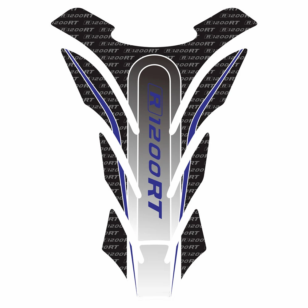 REALZION Motorcycle Color Cushion Decoration Creative Fish Bone Body Scratch Protection Fuel Tank Stickers For BMW R1200RT