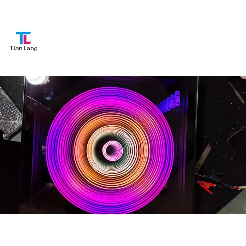 Factory Home Decor 3d Custom Wireless Extending Abyss Melaleuca Mirror Lit Letter Neon Light