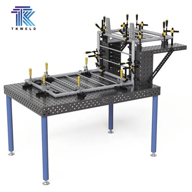 TKweld завод сертифицированный робот стальной сварочный стол инструменты D16 D28 3000*1500*200 мм гибкий Чугунный Стол Новый б/у PLC