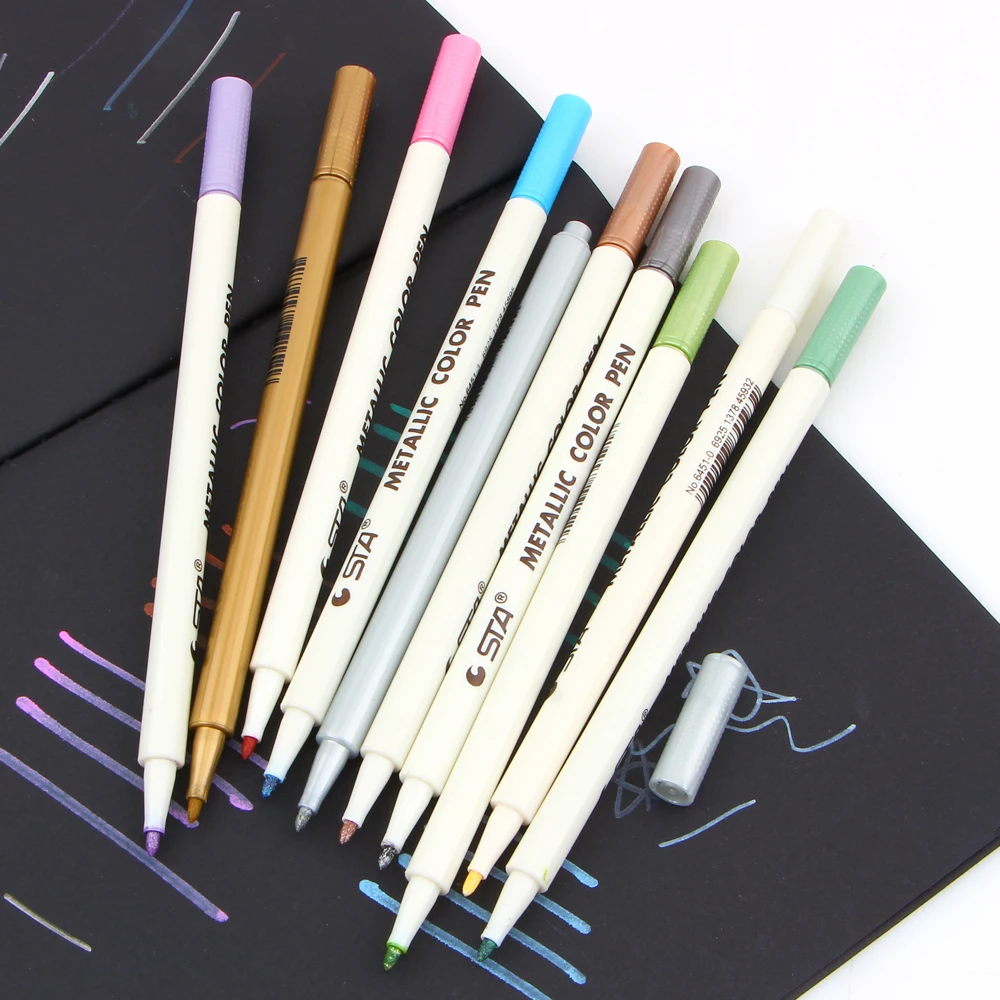  Художественный маркер металлический posca № 6451 для