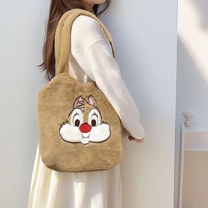 China FAMA OEM Bag Factory  Provide OEM Cartoon Movies Cartoon Movies Stella Lou Plush Tote Bag  Donald Duck Shopping Bag