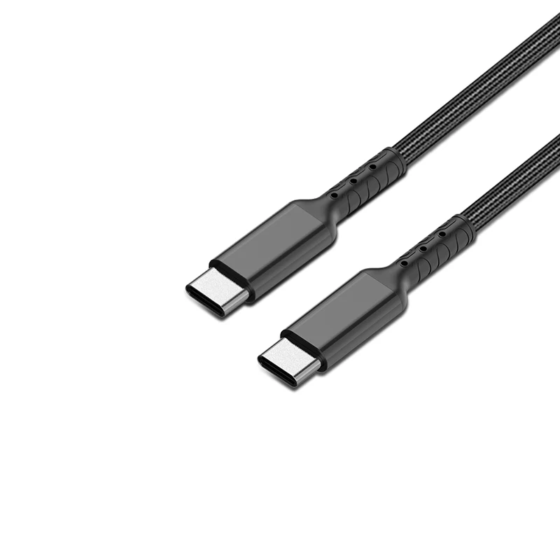 OEM  USB C cable 3.3ft 6.56ft 9.8ft big Nylon Braided Fast Charging  Type c to C cable  Fast transmission For Samsung gamepad