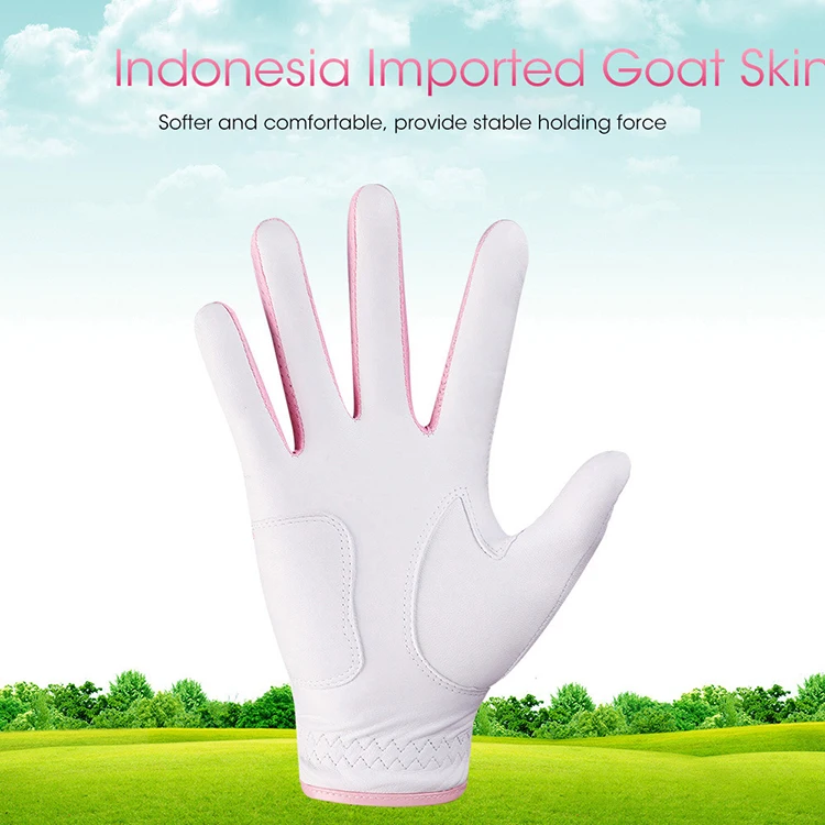 Hot Sale Excellent Super Soft Well-Breathable Cabretta/Sheep Skin Golf Gloves For Professional Golfers