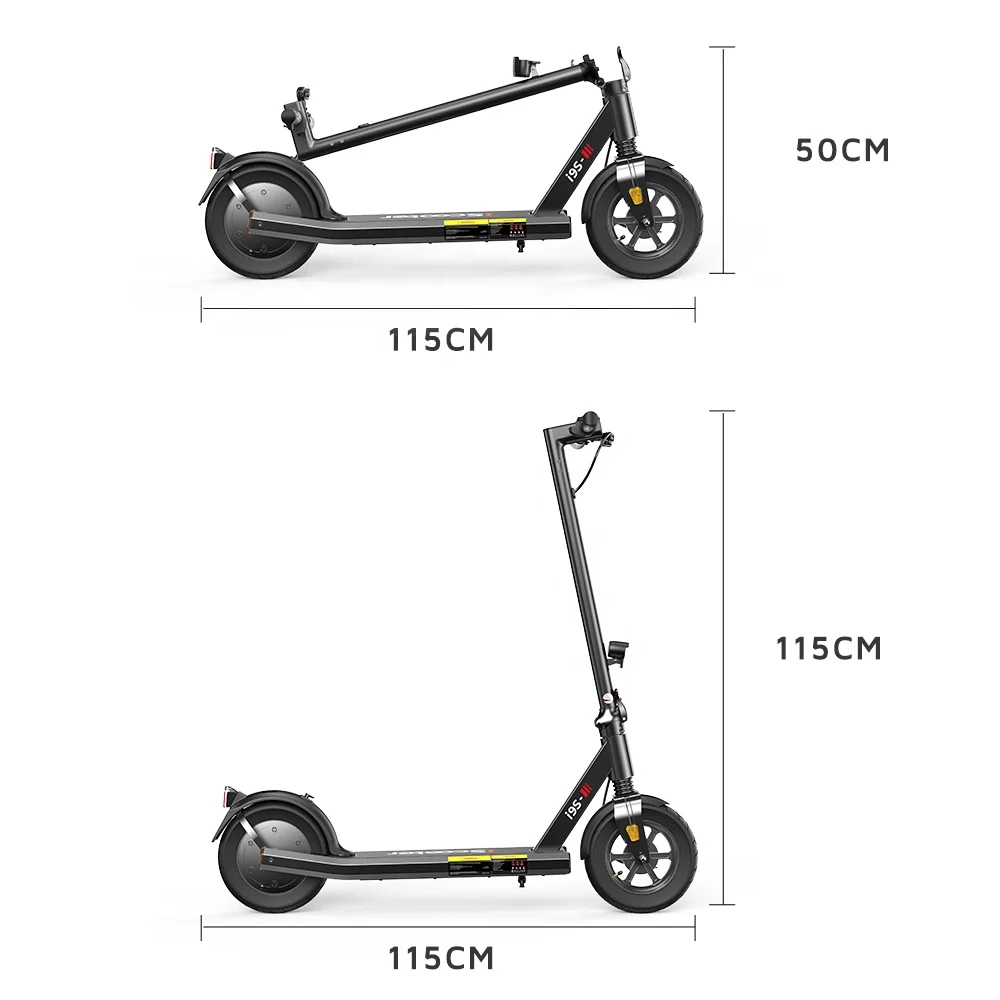 I9S 10 inch 500W 30km/h Electric Scooter Foldable Kick Scooters Electric Scooter For Adults