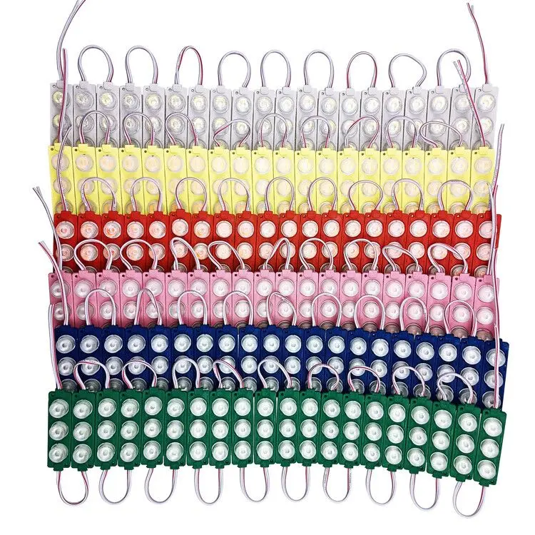 Высокая яркость 12 В 3 Вт 75*20 мм 3030 2 светодиодных модуля светодиодный инжекторный модуль для освещения рекламных