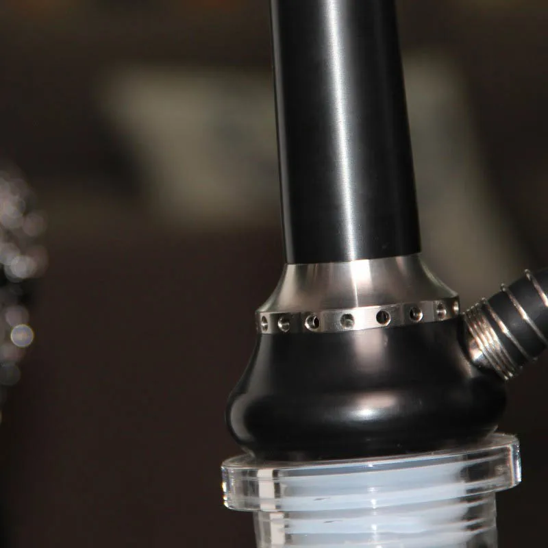 Customize New Design Smoke High Quality Silver Vapor Narguile Shisha Stainless Steel Hookah