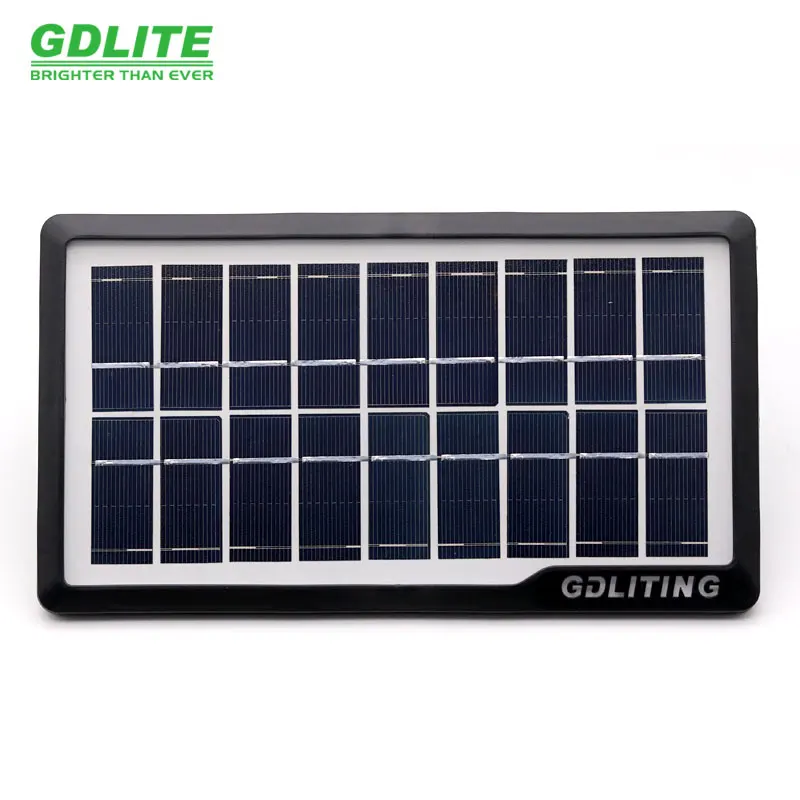 gdlite gd 8017   portable solar lighting system kits Photovoltaic emergency light with 5V usb out-put