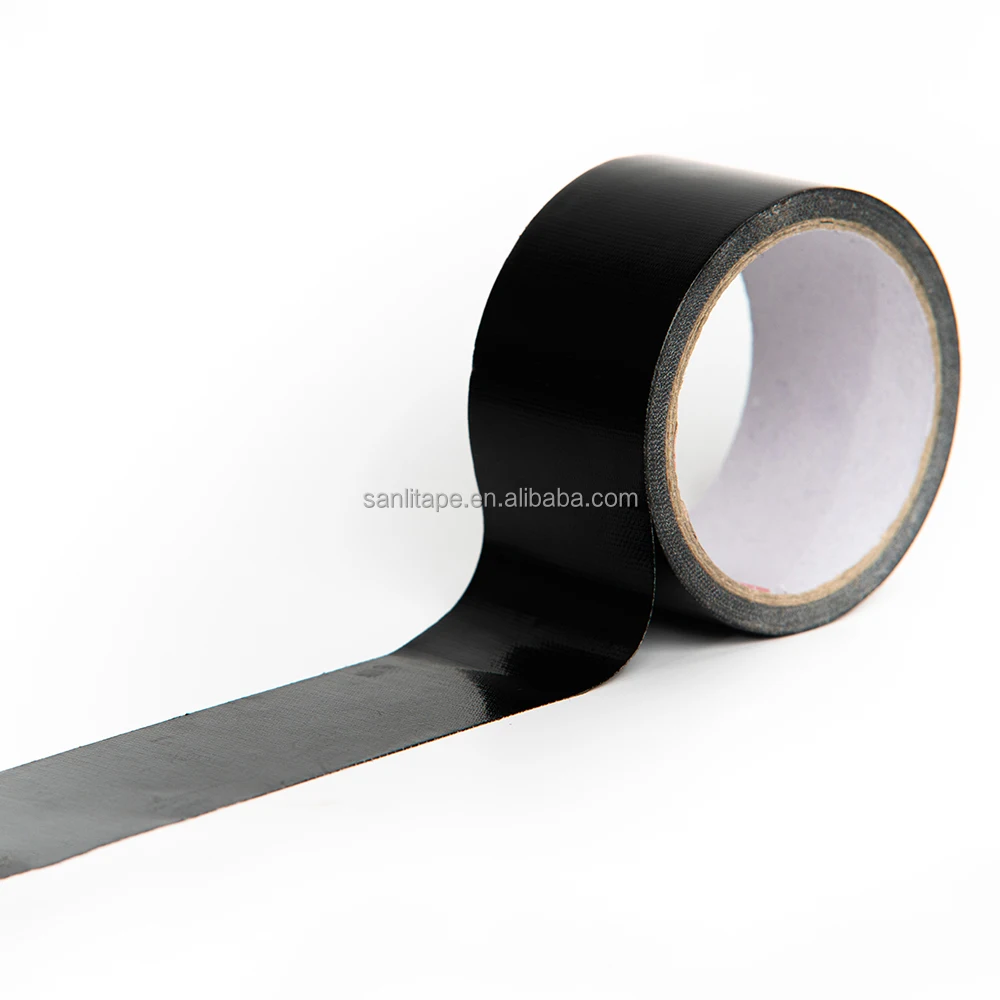 High Viscosity 150U Cloth Tape Black 35 Mesh Binding Carpet Tape 48mm x 50m Adhesive Tape