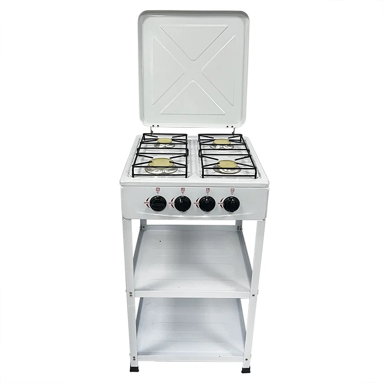 fashion factory direct OEM or standard low price gas 4 burner machine stand stove