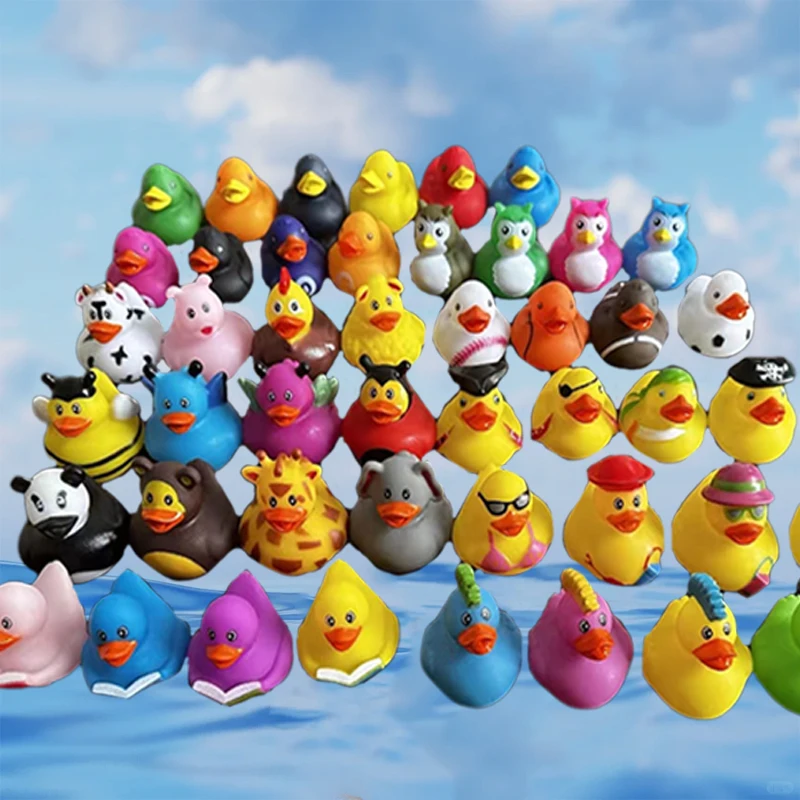 Eco Friendly Safe Summer Beach And Pool Cartoon Funny Bath Toy Rubber Duck
