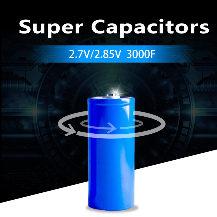 Plannano Super Farad Capacitor 2.7V 3000F Super Capacitor For Car Auto power battery Super Capacitors