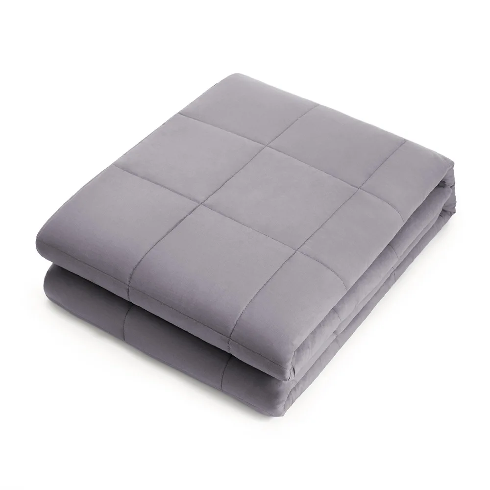 Custom Bamboo Cooling Weighted Blanket Adult Sensory 15LBS  Kids Weighted Blanket