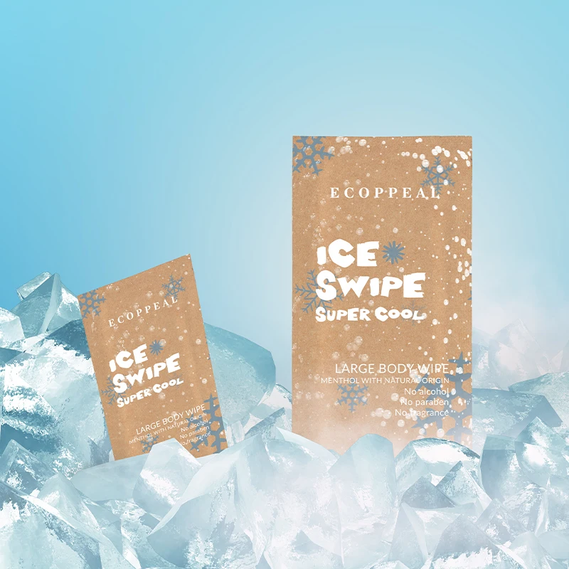 Manufacturer Functional Cool Wipes Wet Wipes Ice Cooling Effect Wet Wipes