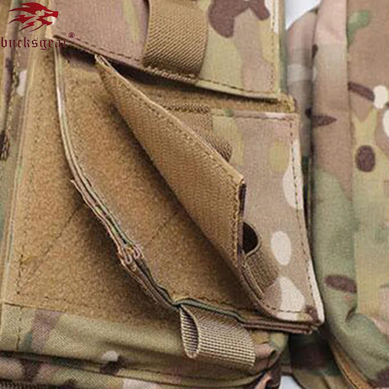 Bucksgear Wholesale Light-Weight Tactical Combat Chest Rig MK3 Paintball Military Tactical Vest Individual Load Carrier