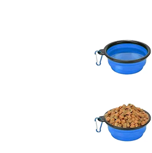 Pet dog with water cup food bucket outdoor dog water bowl portable dog bowl