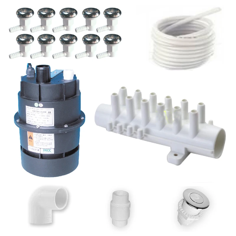 Hot Sale Outdoor Spa Whirlpool Kit Hydro Air Bubble Massage System Hot Tub Air Jet Kit