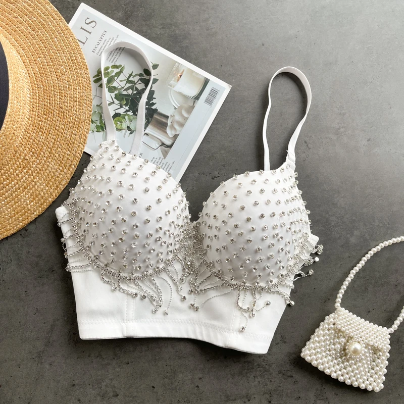 QUEENS GOWN Wholesale corset off-shoulder tassel  rivet elegant corset