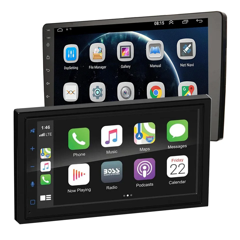 OEM car accessories 9-inch Android car stereo DVD player with reverse camera