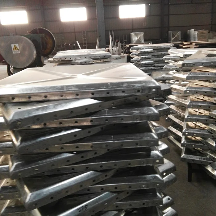 Discount! 600 cubic meter Hot dip galvanized steel panels assembled fire fighting water storage tank fire cistern