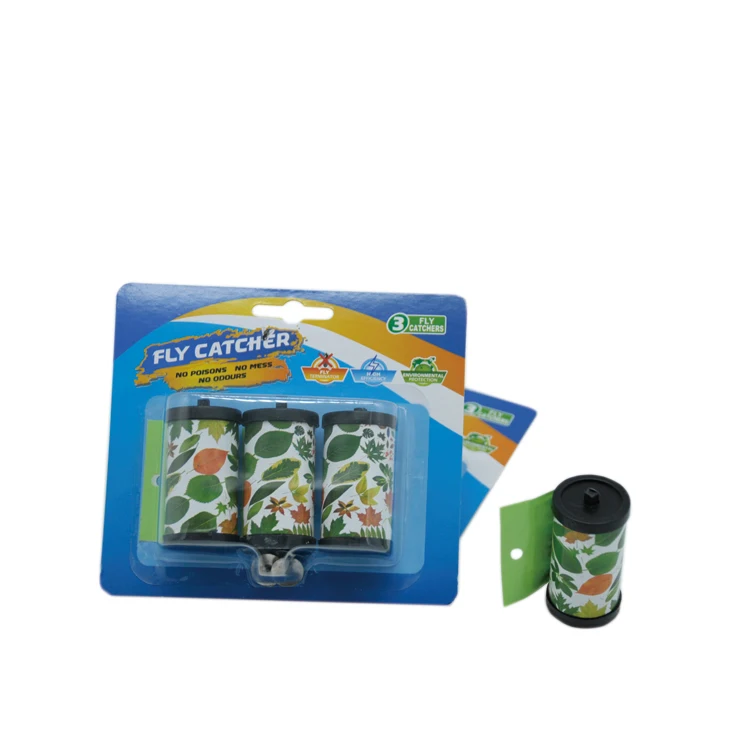 New Design Fly Trap Applied Fly Catcher Manufacture Sticky Fly Paper