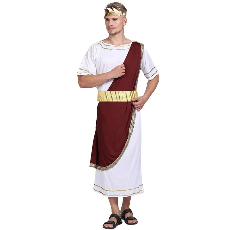 
Лидер продаж, нарядное платье для вечеринки на Хэллоуин, Римский греческий маскарадный костюм юльюса Цезаря для взрослых мужчин  (60765055166)
