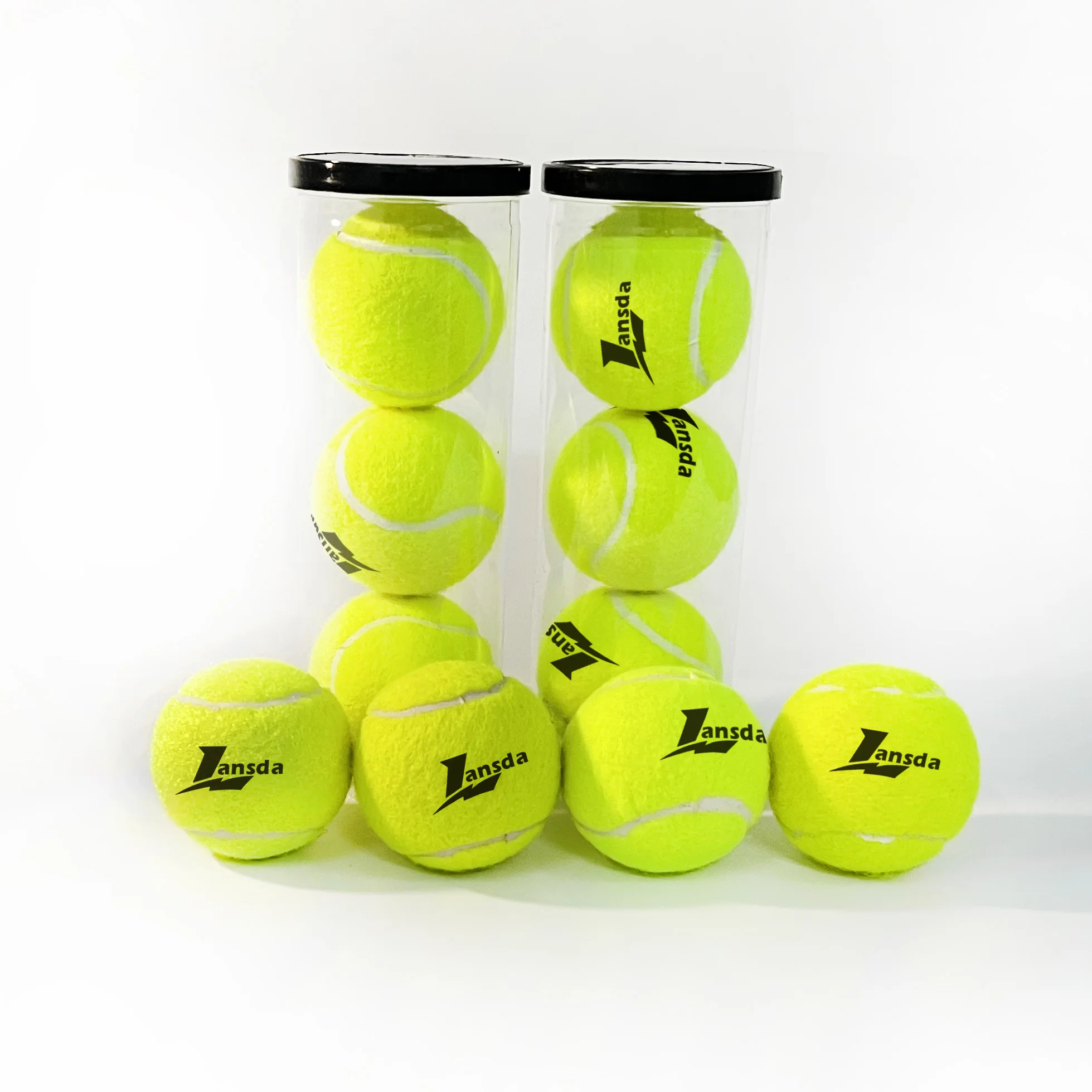 Lansda спортивное оборудование производитель 45% 57% из шерсти балл-де-падель трубка 3 напорные шарики
