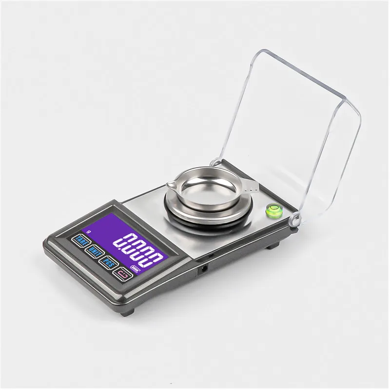 Big Pan 0.001g Electronic Laboratory Weighing Balance Diamond Gold Germ Medicinal Milligram Pocket Digital Jewelry Scale