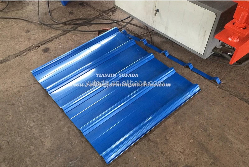 Color steel Ag/PBR roof panel automatic cold press bending equipment