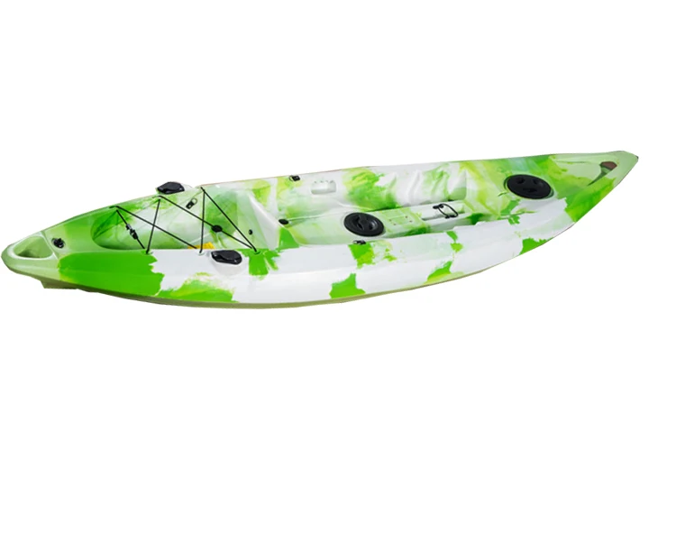 Single Sit On Top Plastic Fishing Kayak Touring Kayak Sea Kayak for Recreation with Paddle
