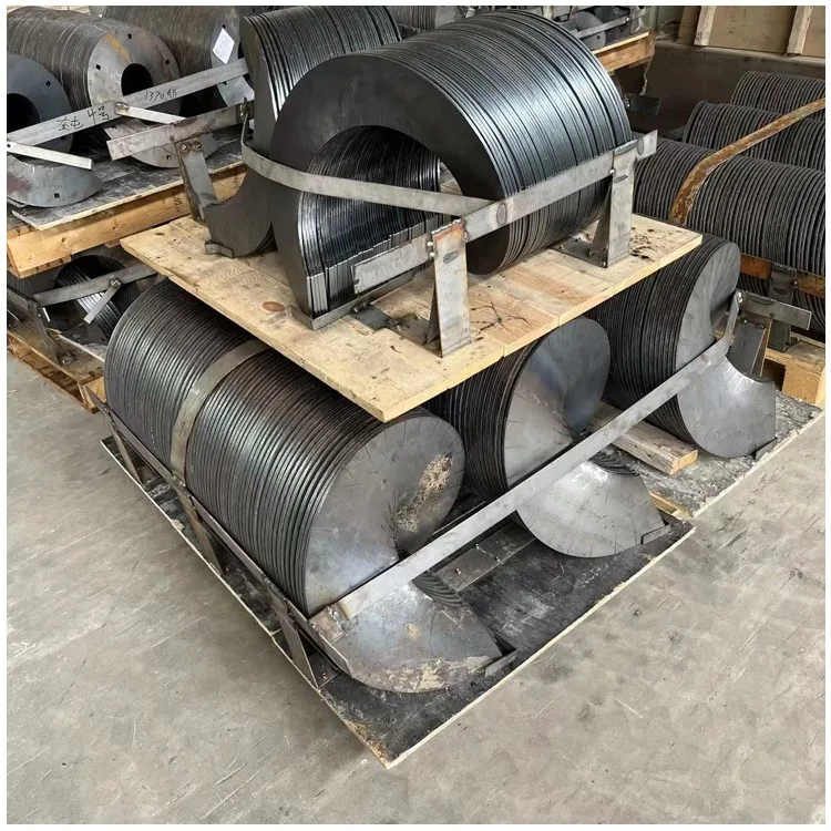 China supply continuous helicoid screw flight agricultural machinery equipment transport screw