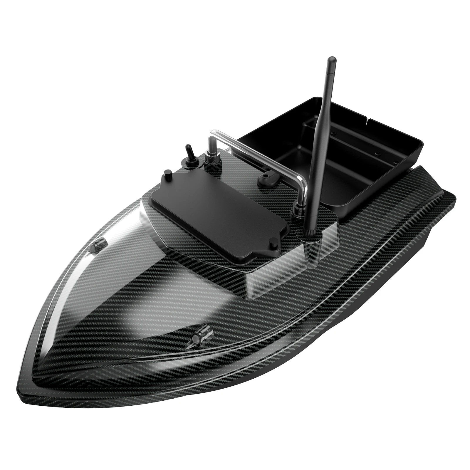 Flytec V060 160 Points GPS RC Carp Fishing Bait Boat 500M Auto Return Larger Hopper 2kg Loading With Night Light Feeding Trawler