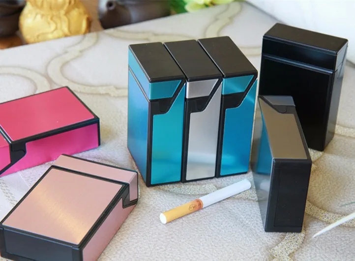 Factory Direct Supply Custom made Cigarette product Aluminium Cigarette Case/cigarette box/Tobacco Box