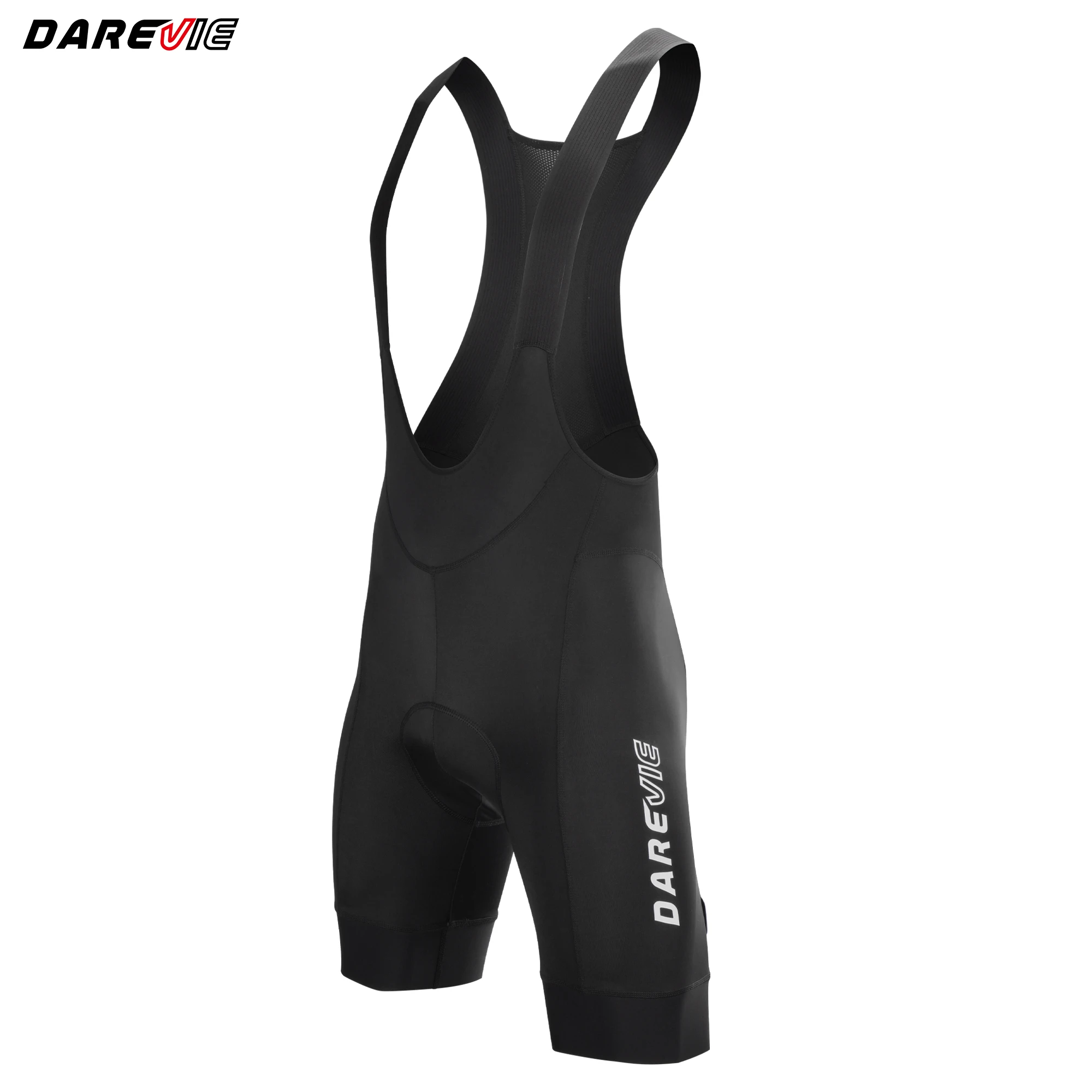 Darevie Bike Wear Men Training Bib Cycling Shorts Customized Sports Cycling Shorts Customization Sustainable Quick Dry Black