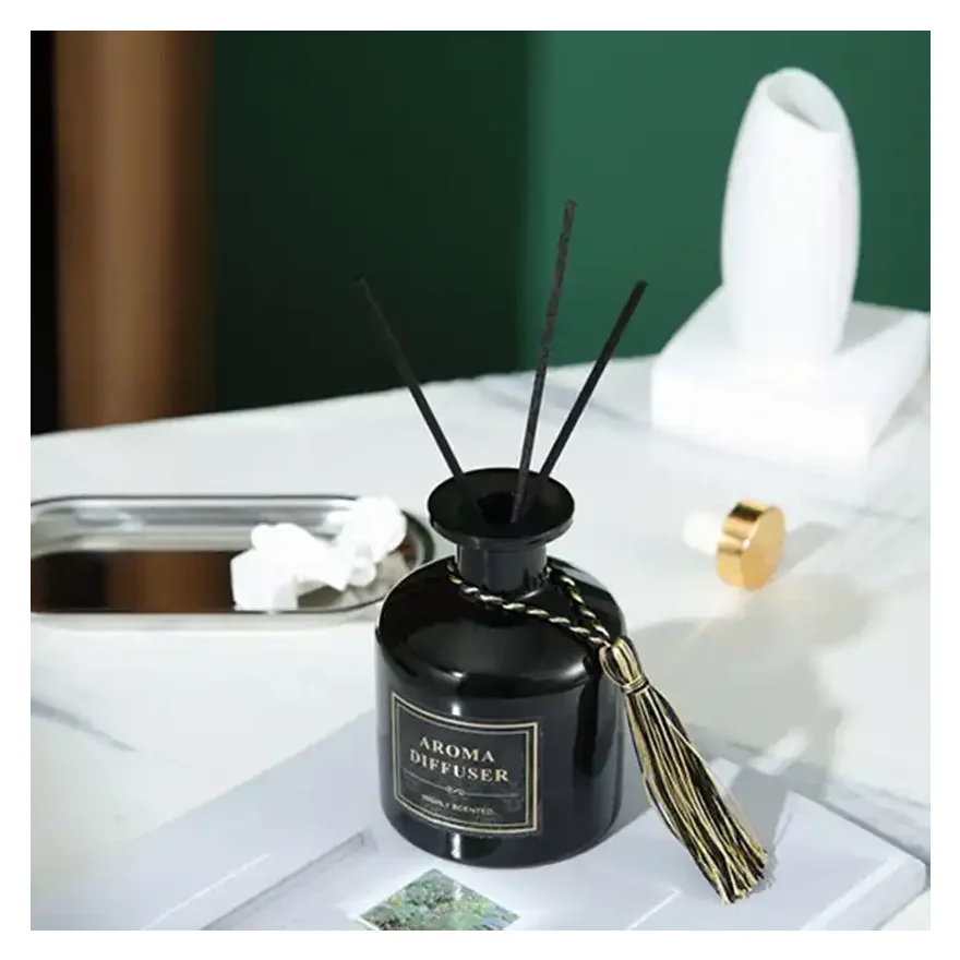 Popular Weddings Ceramic Feeling Home Room Scent Fragrance Fiber Stick Reed Diffuser