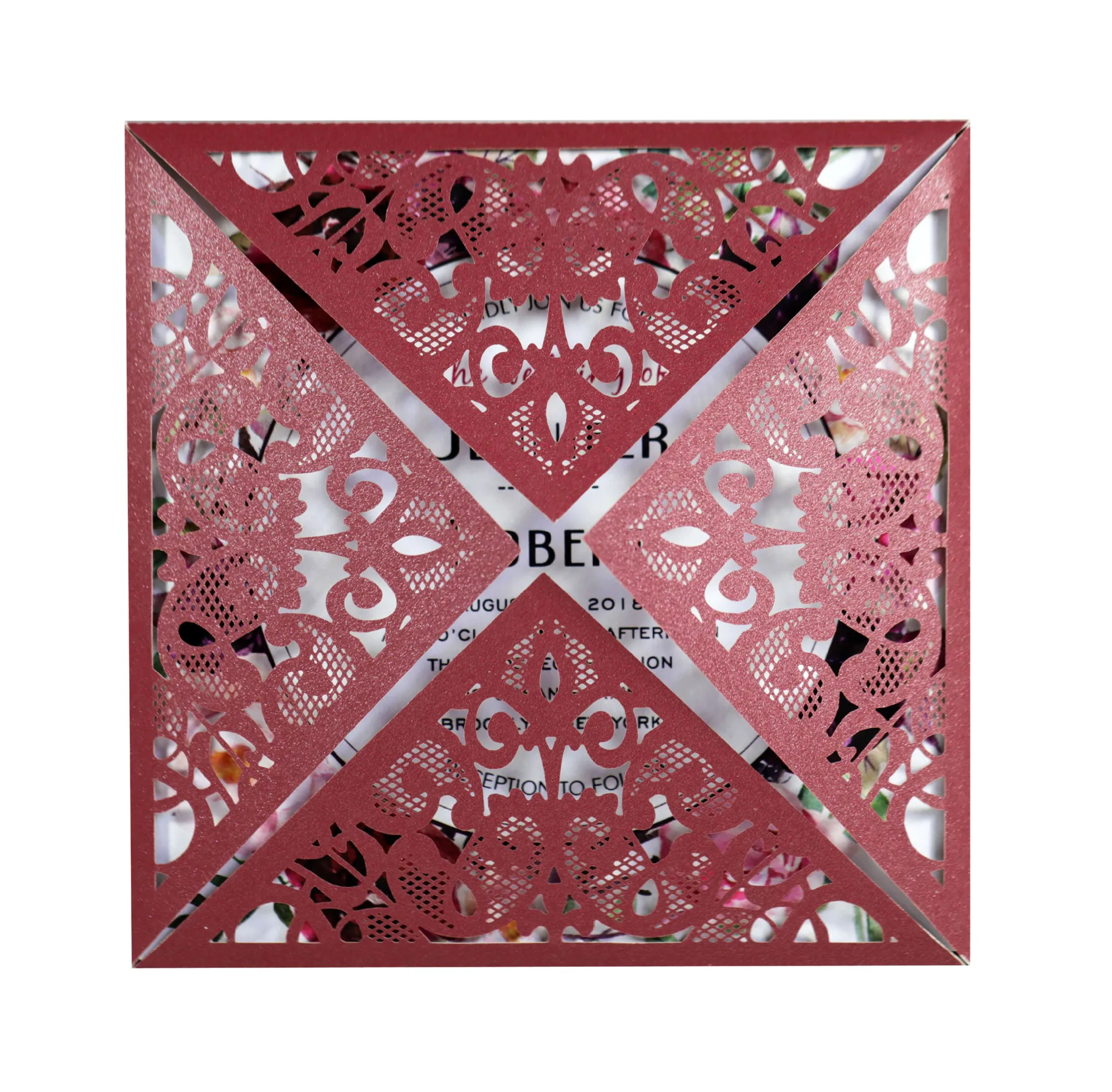 fancy lvory white luxury wedding invitation quinceanera party decor faire part mariage wedding invitation covers