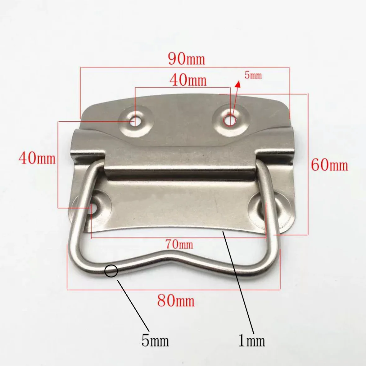 High Quality Medium Nickel Steel Hardware Flight Case Handle Toolbox Accessories