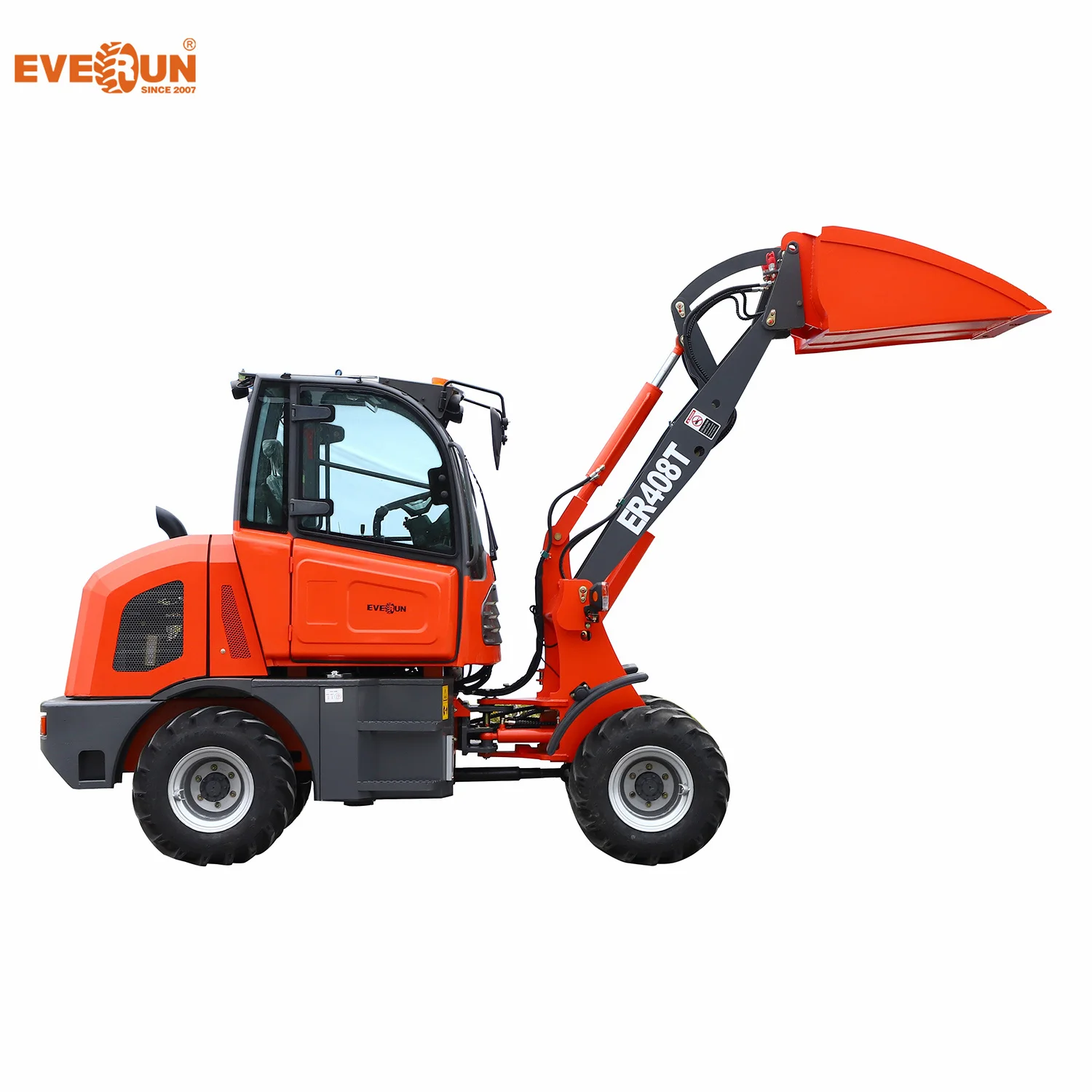 EVERUN Hot Sale ER408T 0.8ton adapt to different working Small Front End Wheel Loader wheel loader mini